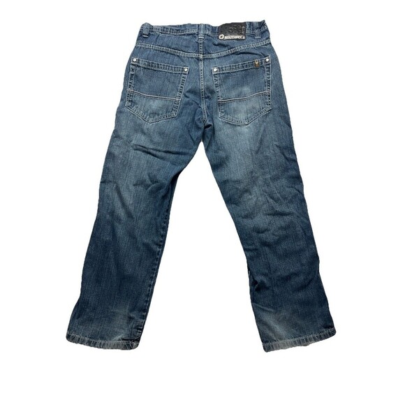 Southpole Jeans Vtg Mens Size 34x30 Faded Dark Wash Y2K Straight Leg Baggy - Picture 1 of 6